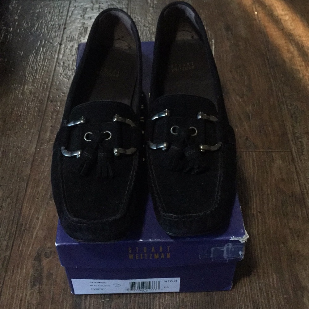 Stuart Weitzman Coedmoc shoe.
